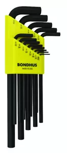 Bondus USA B12137 - Set 13 Hex L-wrenches (.050-3/8") - Long - Picture 1 of 1