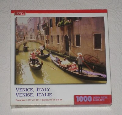 Nuevo Rompecabezas Sellado 1000 Piezas Según Hoyle "Venecia, Italia" Foto 1 de 4