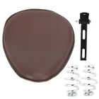 Brown Motorcycle Riding Cushion Pad With Springs Mount Bracket For 