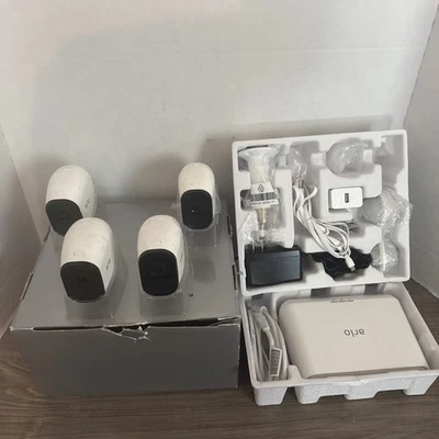 NETGEAR Arlo  VMS4430-100NAS 1080p Indoor/Outdoor Wireless Security Cameras 4x - Image 1 of 4