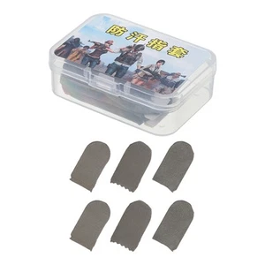 Mobile Gaming Finger Sleeve Controller Finger Thumb Sleeves, Pack of 6 - Zdjęcie 1 z 6