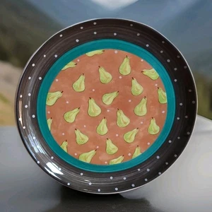 Bois D'Arc Tutti Fruitti Essex Kollektion Birnen 10" Essteller Bernarda - Bild 1 von 3