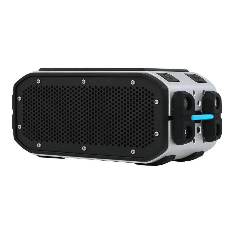 Braven BRV-PRO Wireless Bluetooth Speaker – Black/Silver/Cyan – Portable - Image 1 of 4