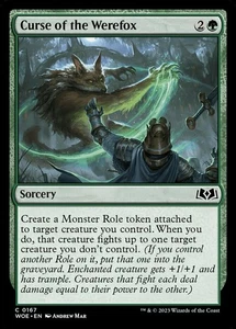x1 Curse of the Werefox - Wilds of Eldraine - NM - MTG - Picture 1 of 1