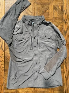 Kuhl Airspeed LS Mens Shirt Large Carbon Grey Fishing Athleisure Outdoors 7191 - Picture 1 of 13