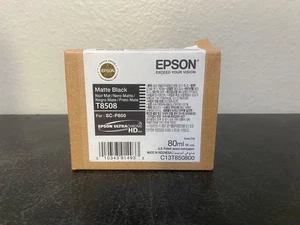 Sealed Genuine Epson SC-P800 T8508 Matte Black Ink 80ml Date: 11/2021 - Picture 1 of 2