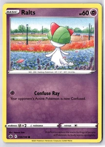Ralts 059/198 Common Non Holo Chilling Reign Pokémon TCG LP - Picture 1 of 2