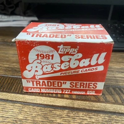 Juego completo de fábrica Topps 1981 negociado 132 cartas raro Valenzuela & Raines caja de radiocontrol Foto 1 de 2