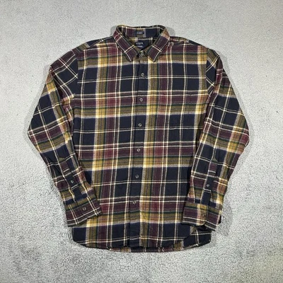 J.Crew Classic Plaid Flannel Shirt Multi color Men’s XL 0532 - Image 1 of 4