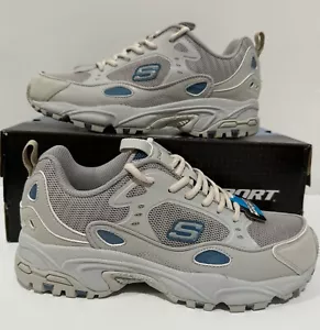 Skechers Sport Trail Herrenschuhe Ausdaueroptik grau/blau NEU mit Karton - Bild 1 von 12