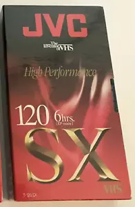 Neu JVC T-120 SX Hochleistungs-VHS leeres Videoband - Bild 1 von 4