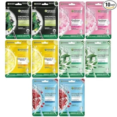 Paquete de 15 mascarillas coreanas de esencia ultra hidratante, hojas cosméticas coreanas envío gratuito Foto 1 de 4