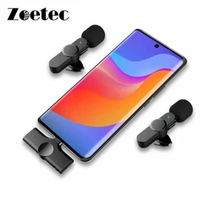 Bezprzewodowy mikrofon Lavalier do iPhone Type-C Android Nagrywanie wideo Tiktok - Zdjęcie 1 z 19