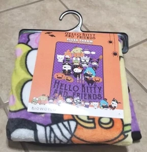 Bioworld Sanrio Hello Kitty & Friends Halloween 45 x 60 Inch Plush Throw Blanket - Picture 1 of 3