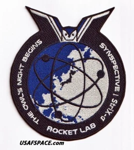 ROCKET LAB 17 - The Owl's Night Begins - DEDICATED SATELLITE Mission SPACE PATCH - Picture 1 of 3