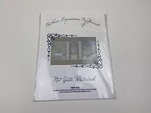 Northern Expressions Needlework Not Quite White work Cross Stitch Pattern - Picture 1 of 3