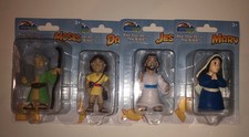 BIBLE TOYS PVC RELIGIOUS FIGURES JESUS, MARY, DAVID, MOSES - SET OF 4 - NEW