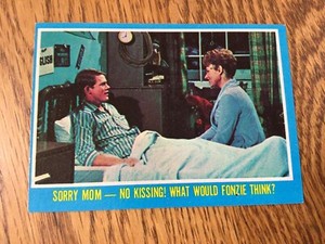 Vintage 1976 Topps Happy Days  Card #10 what would Fonzie think