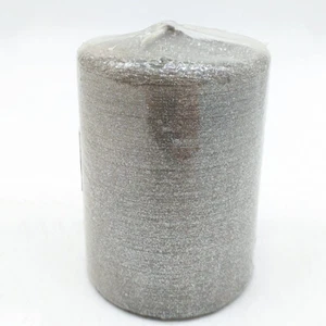 Candela Cilindro Argento - Foto 1 di 1