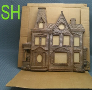 Vintage 1981 Syroco House Wall Gothic Halloween Photo Frame Gallery Woodtone NEW - Picture 1 of 16