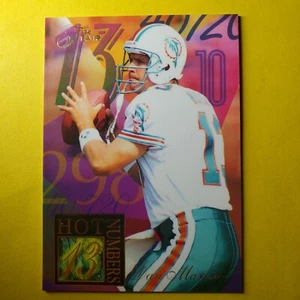 HOF DAN MARINO (SP) HOT NUMBERS # MIAMI DOLPHINS -1994 FLAIR NFL FOOTBALL - Picture 1 of 3