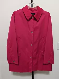 Trench impermeabile Jones New York donna rosa taglia XL - Foto 1 di 12