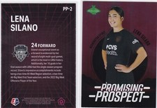 2023 NWSL Parkside  Purple Promising Prospects #PP-2 Lena Silano - Washington Sp