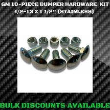 1962-1979 Chevrolet Nova SS Front Rear Chrome BUMPER BOLTS NUTS 1/2 STAINLESS GM