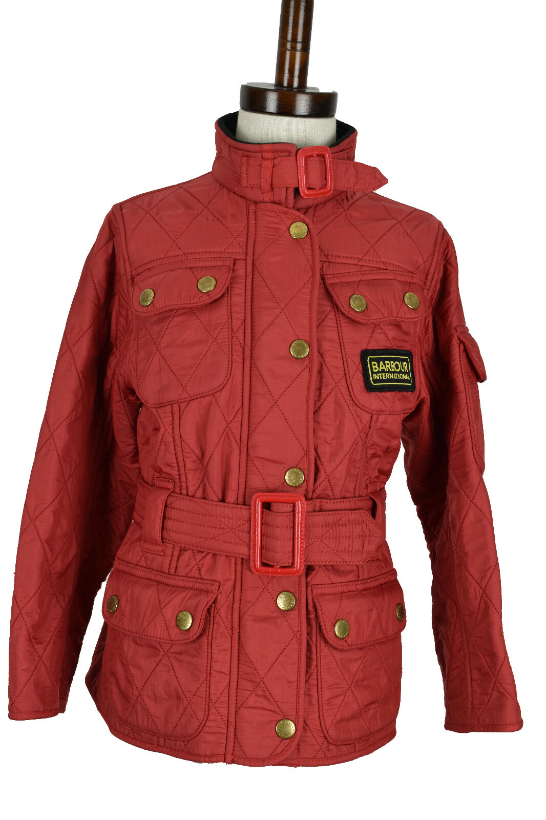 Red Quilted Jacket size XS | eBay
