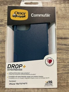OtterBox Commuter Series Case Aqua Blue For Apple iPhone 13/14/15/16e - Photo 1 sur 2