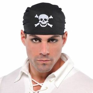 Pirate Bandana Skull Black