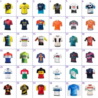 Camiseta deportiva de ciclismo de manga corta para hombre 2025 Foto 1 de 3