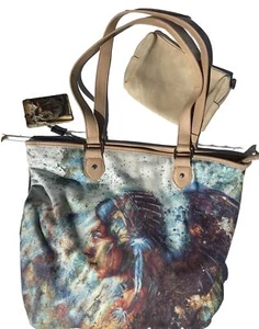NEW Montana West Handbag Native Western Painted Ponies Tote Purse Bag Handbag - Picture 1 of 14