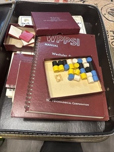 WPPSI-R Wechsler Preschool & Primary Scale Intelligence - Picture 1 of 11