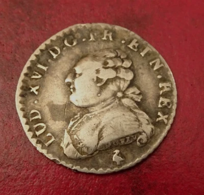 louis XVI  1/20e d'ecu 1783 A - type au buste fort - Photo 1/2