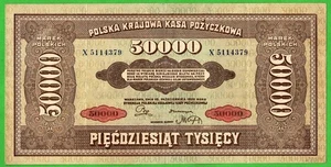 Poland  50000 Marek 1922 * Choice XF * Serie X * - Picture 1 of 3