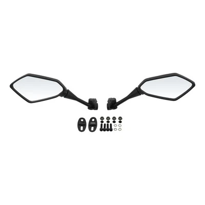 Pair Rear View Side Mirrors Fit For HYOSUNG GT125R GT250R GT650R GT650S Black - Image 1 of 4