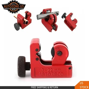 Mini Pipe Tubing Cutter 1/8" to 5/8" OD Copper Brass Aluminum Cutting HVAC Plumb - Picture 1 of 8