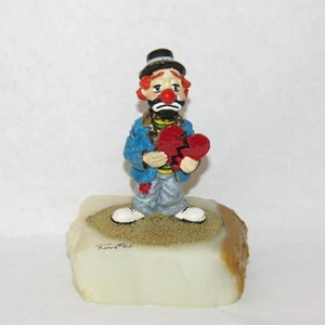 RON LEE Art Sculpture Clown Emmet Kelly Heartbroken ~ Signed Ron 85 ~ 1518/8500 - Picture 1 of 10