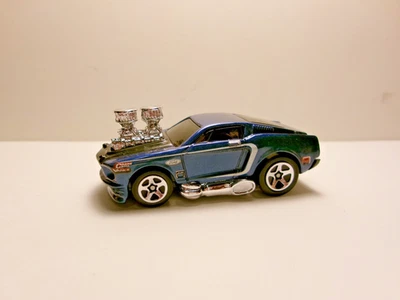68 FORD MUSTANG    2003 Hot Wheels First Editions Series    Blue - Image 1 of 2