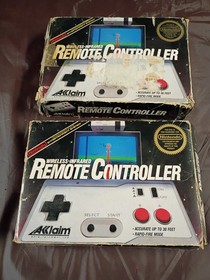  Lot Of 2 Acclaim Nintendo NES Wireless-Infared Remote Controllers In Box (Read)