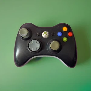 Original Xbox 360 Controller - Wireless schwarz  Akzeptabel - Bild 1 von 4