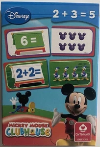 Mickey Mouse Club House - Counting Card Game New Great Kids Travel Game - Picture 1 of 2