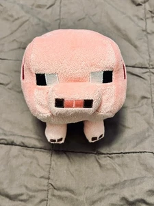 Minecraft Mojang 6” Jinx Pink Pig Plush Stuffed Animal Toy - Picture 1 of 2