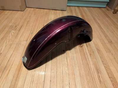 1982 Honda Goldwing GL1100 Front Fender Maroon Red Used - Image 1 of 4