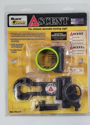 Mira de ascenso derecha FlashPoint HD .019 negro dorado 5 pines Foto 1 de 4