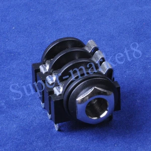 Conector de teléfono con acantilado de 1/4" para auriculares soldadura estéreo 6 pines piezas de audio - Imagen 1 de 2