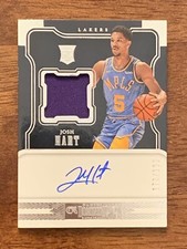 2017-18 Panini Dominion Josh Hart Rookie Patch Auto On Card Auto /199 READ