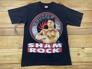 Vintage 90er 1998 WWF Attitude Ken Shamrock Knuckle Up T-Shirt M Wrestling MMA - Bild 1 von 9