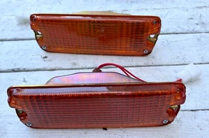 Toyota hilux RN20 RN25 1974-79 model front bumper lights PAIR LH RH aftermarket - Picture 1 of 9